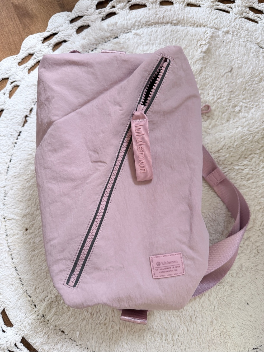lululemon athletica Women's Pink Sling Bag